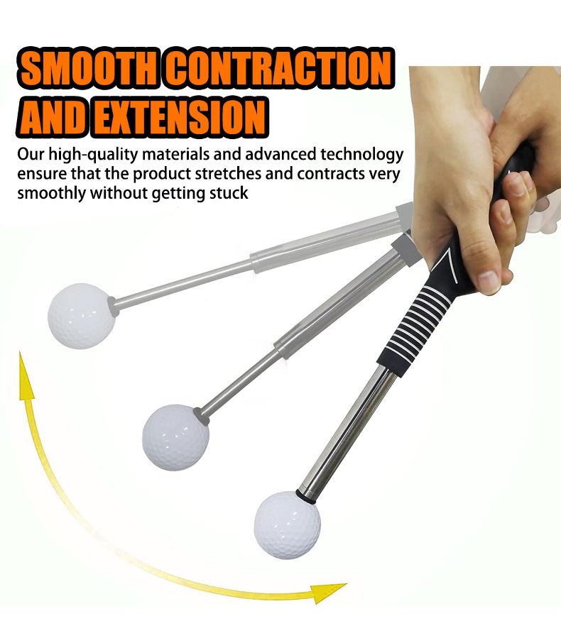 Ideal Golf Swing Training Aid for Indoor &amp; Outdoor Use Warm-up Practice Stick