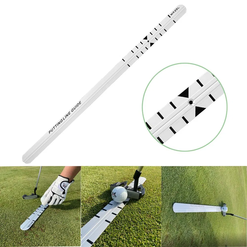 OEM Golf Putting Alignment Rail, Alloy Steel Golf Trainer Aid for Putting Green