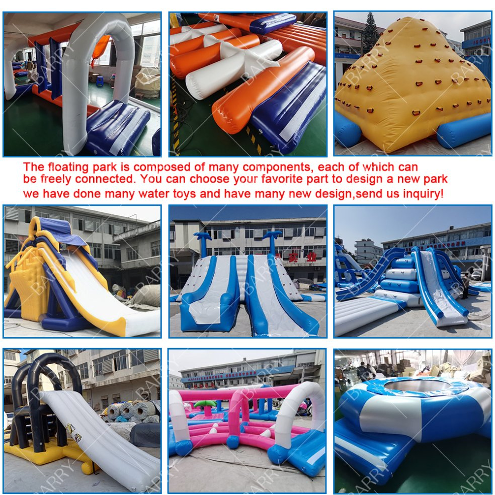 Funny Sea Open Water Sports Game Aqua Park Inflatable Water Park Equipment for Kids Children Adult
