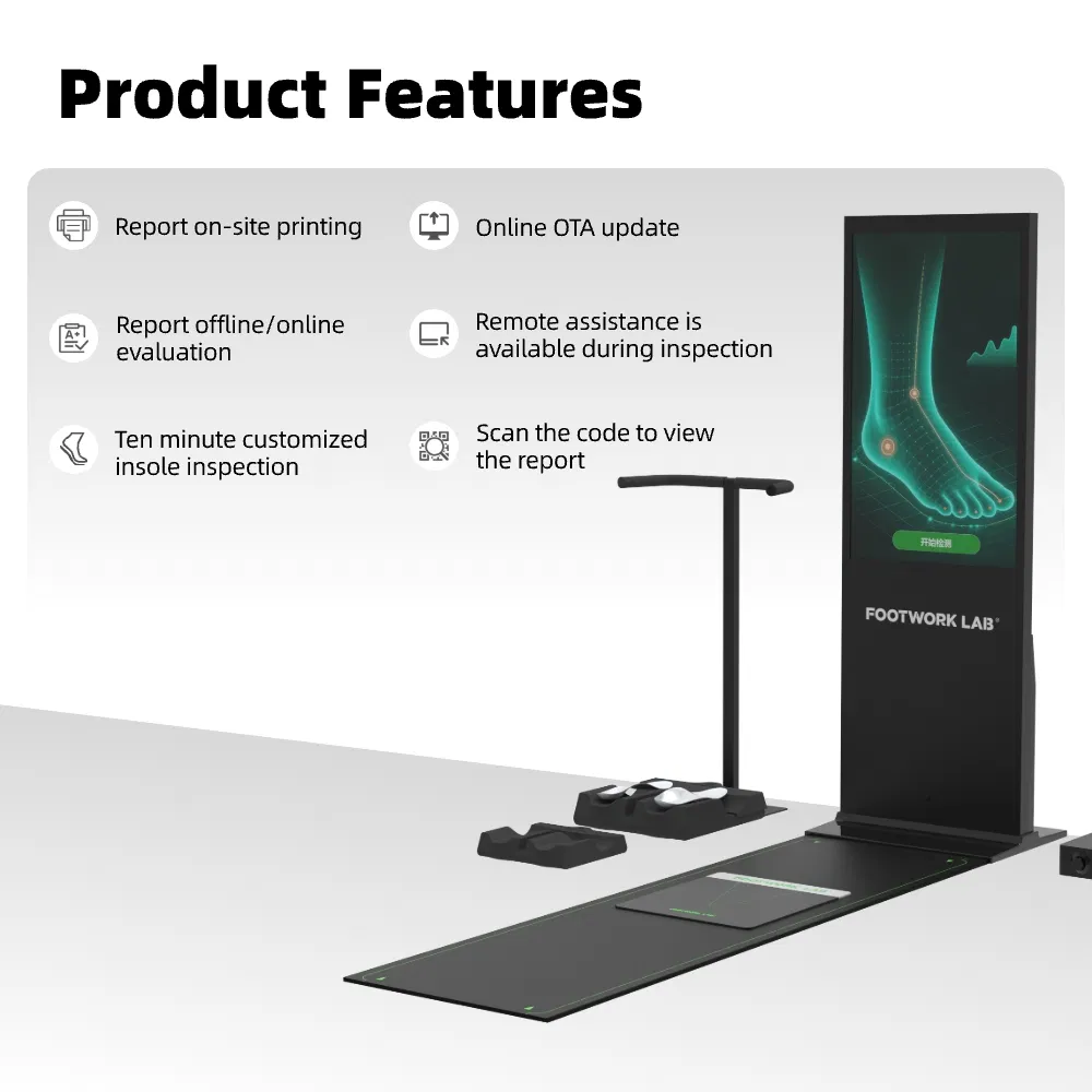 Plantar Pressure Plate Biological Force Line Detection Dynamic Gait Foot Pressure Scanner