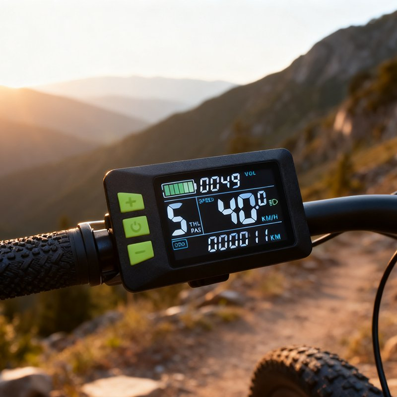 Urban Travel Bike Display with Speed &amp; Mileage Cycling Computer Accessory