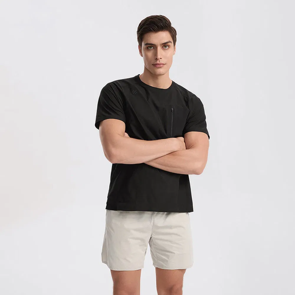 Multifunctional Colorfast Man Quick Dry Running T-Shirt for Outdoor Hiking