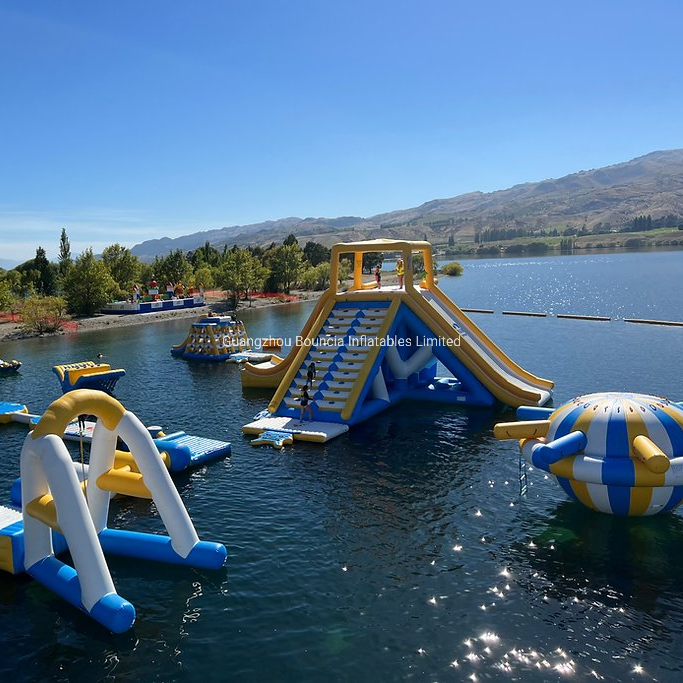 200 Persons Inflatable Water Park Floating Water Park Aqua Sports Equipment for Lake