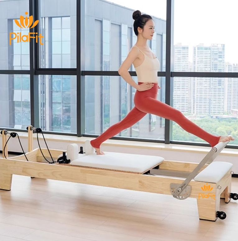 Factory Direct Selling Gym Fitness Machine Gym Maple Oak Wood Camas Pilates Reformer Equipment Core Bed Good Sharp Home