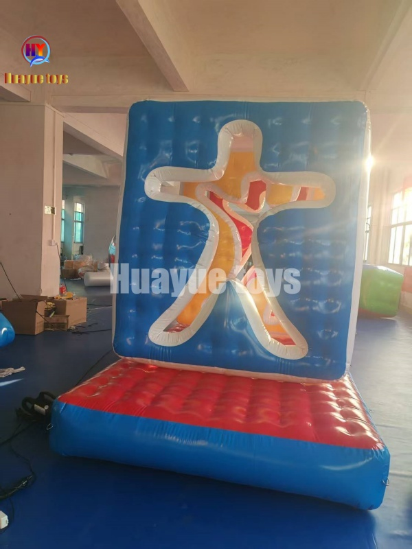 Customized Thicken PVC Human Body Through The Wall for Team Building Games, Outdoor Inflatable Sports Equipment