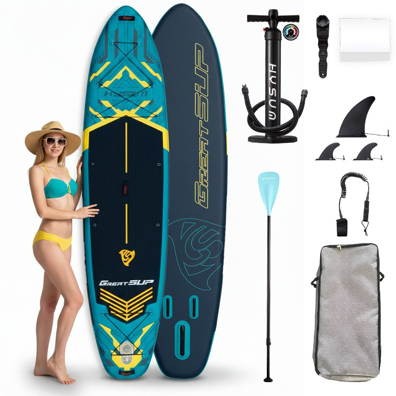 Factory Custom Lightweight Sup Inflatable Stand up Paddle Board Supboard Sup for Surfing and Sup Yoga Wholesale Direct Paddleboard 350cm Sup Paddle Board Family