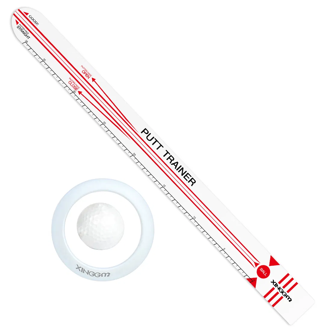 Ruler &amp; Alignment Sticks Enhances Putting Technique &Accuracy Golf Alignment Sticks Precision Distance Control Golf Training Aid