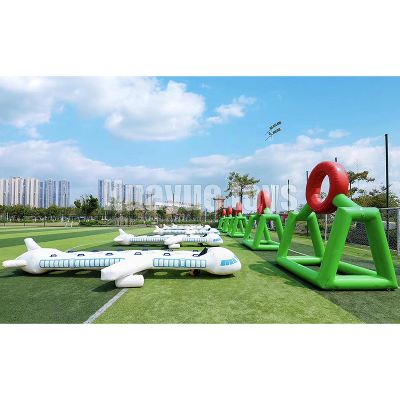 Inflatable Plane Game Shot Inflatable Sports Game Team Building Games Work Training Equipment