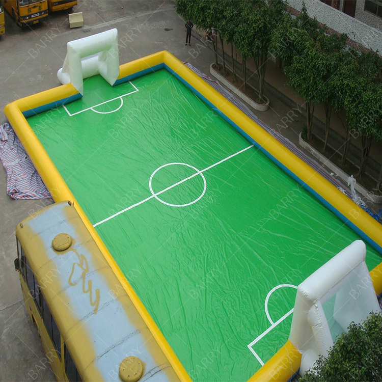Portable Inflatable Sports Court Soccer Field with Bottom