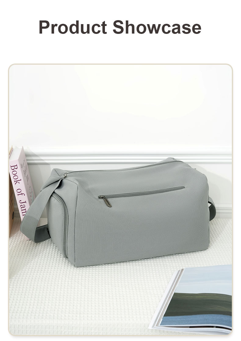 Sports Yoga Fitness Weekender Bag Fashionable Large Capacity Zipper Closure Organizer Short-Distance Travel Overnight Storage