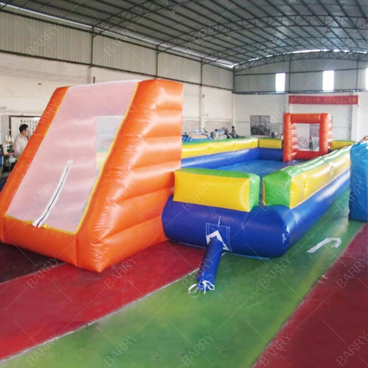 Barry Outdoor Sports Arena Mobile Inflatable Football Pitch Football Soccer Field