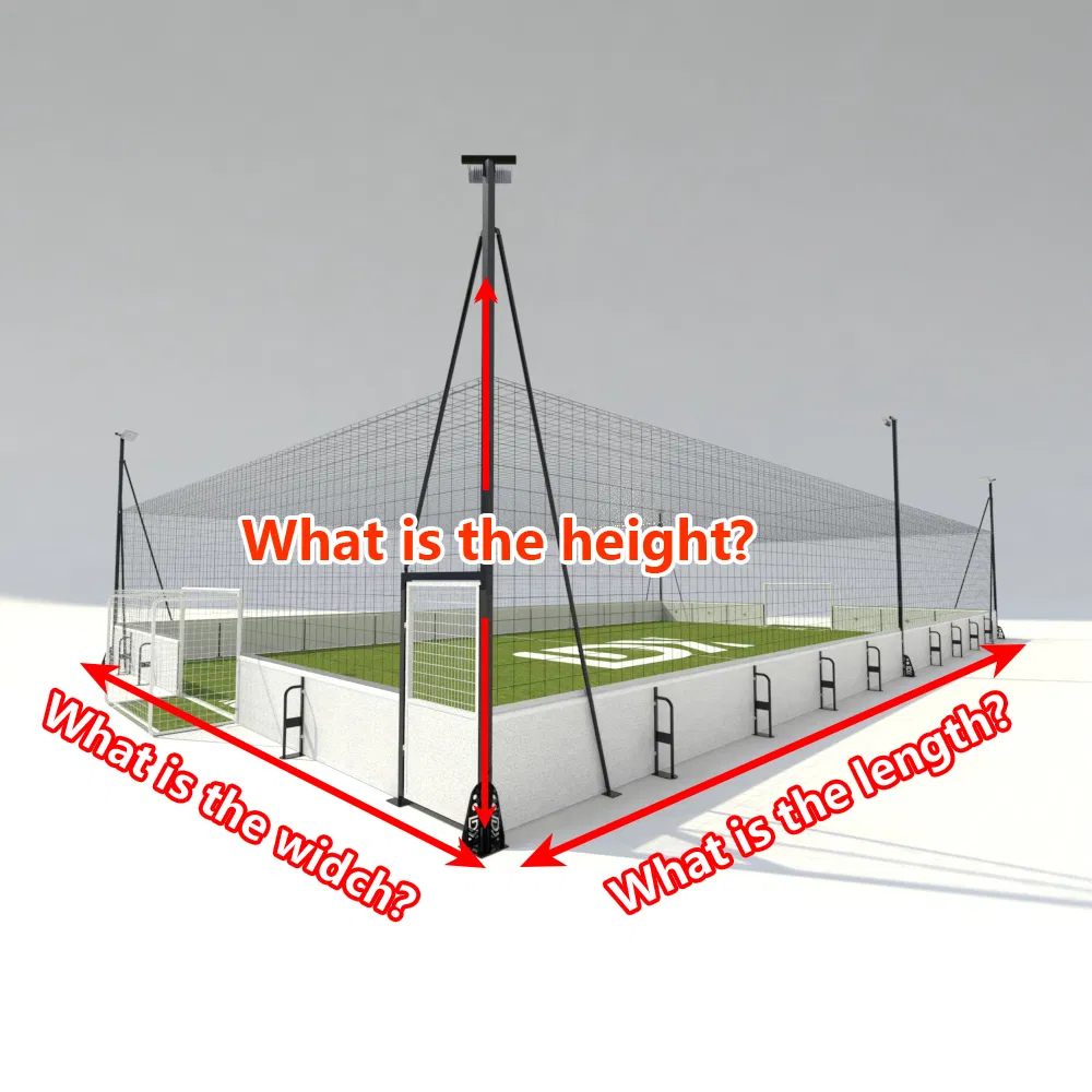 Composite Board Soccer Field with Fence for Sports Premium Quality Artificial Grass