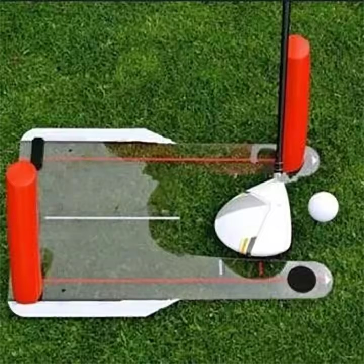 Golf Putting Alignment Mirror, Golf Swing Training Aids Golf Mirrors