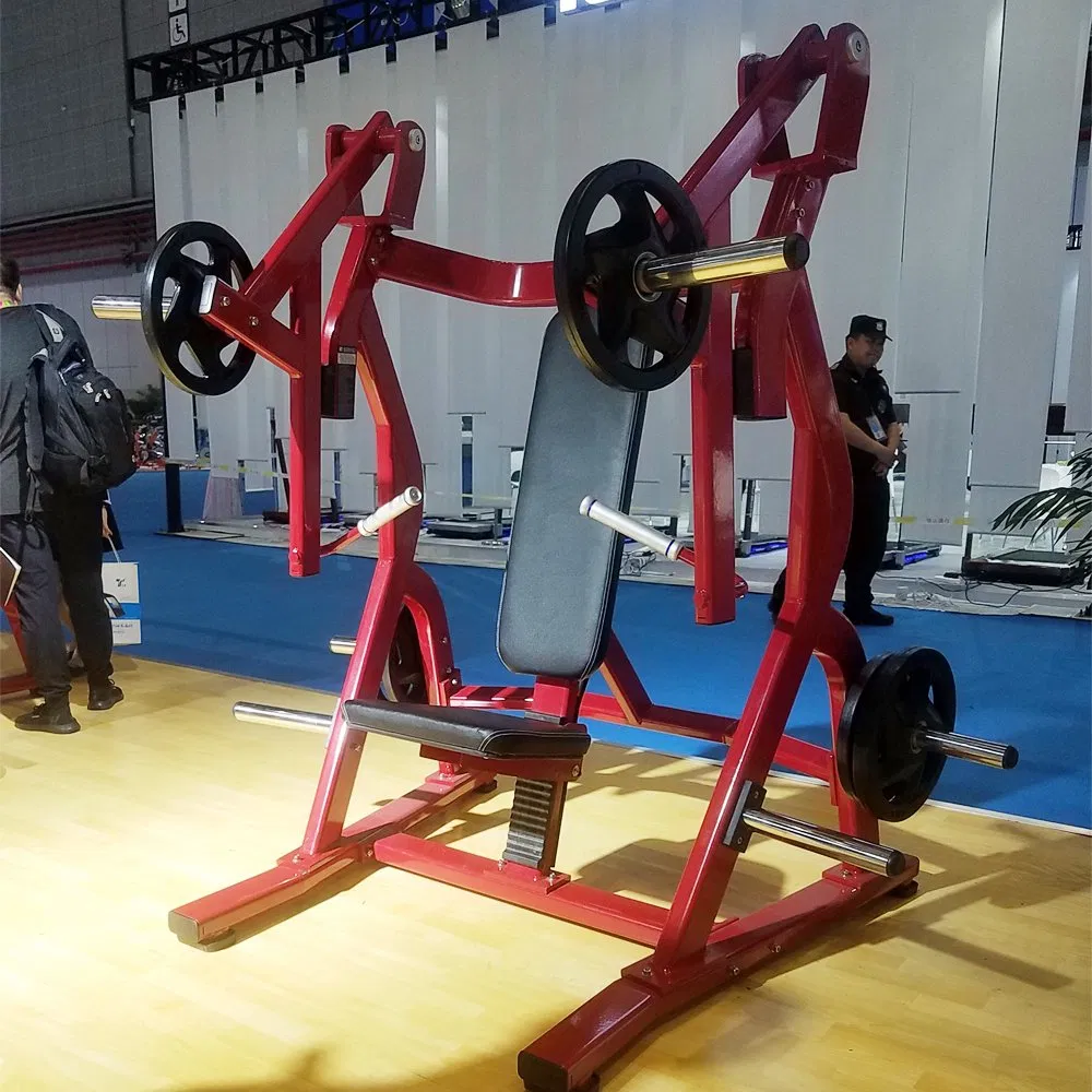 Professional Exercise Commercial Fitness Machine Bodybuilding ISO-Lateral Bench Press Plate Loaded Strength Training Seated Chest Press Gym Equipment
