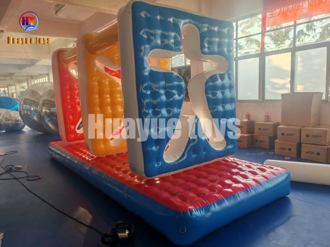 Customized Thicken PVC Human Body Through The Wall for Team Building Games, Outdoor Inflatable Sports Equipment