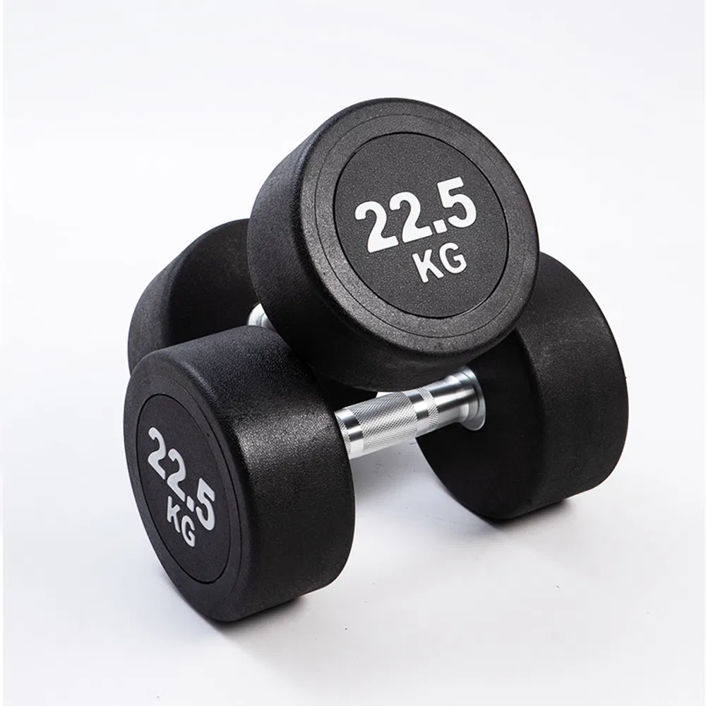 Commercial Home Gym Adjustable Equipment Weight Training Rubber Coated Dumbbell