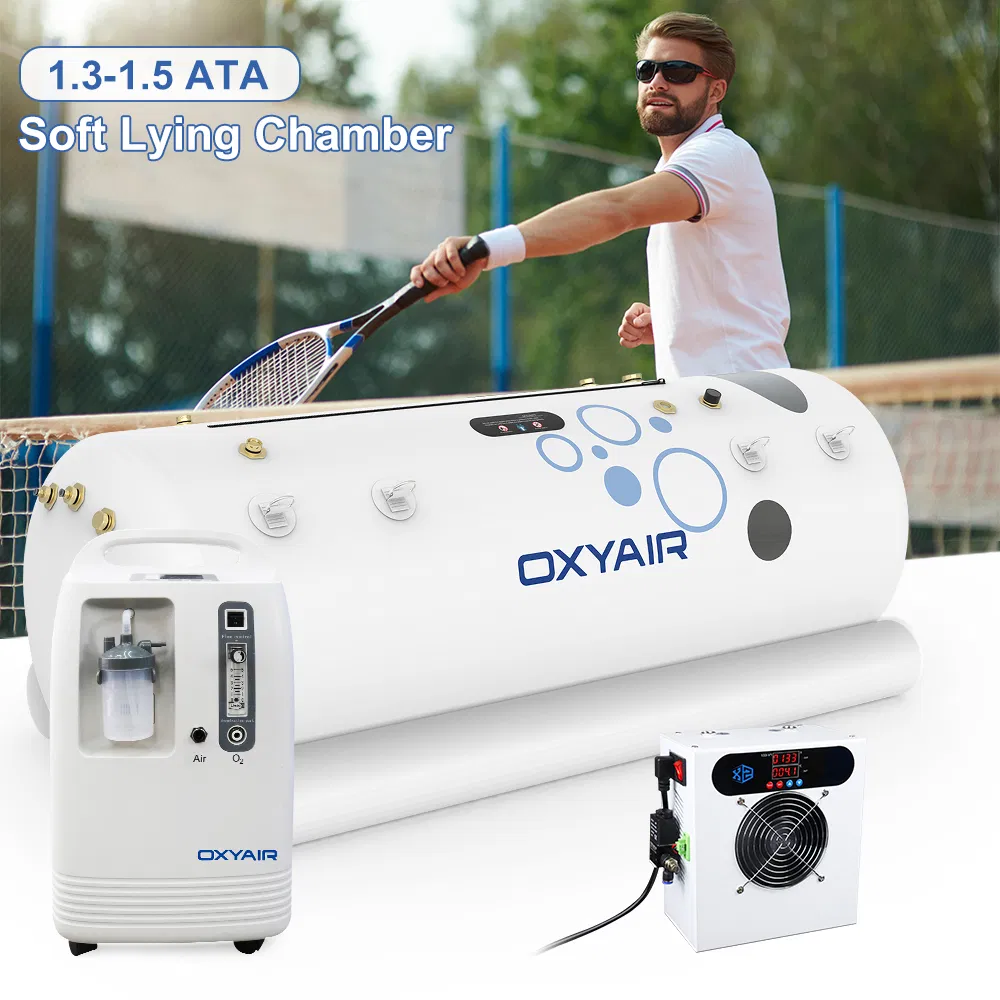 1.5ATA Foldable Lying Soft Hyperbaric Oxygen Chamber for Recovery and Sports Clubs