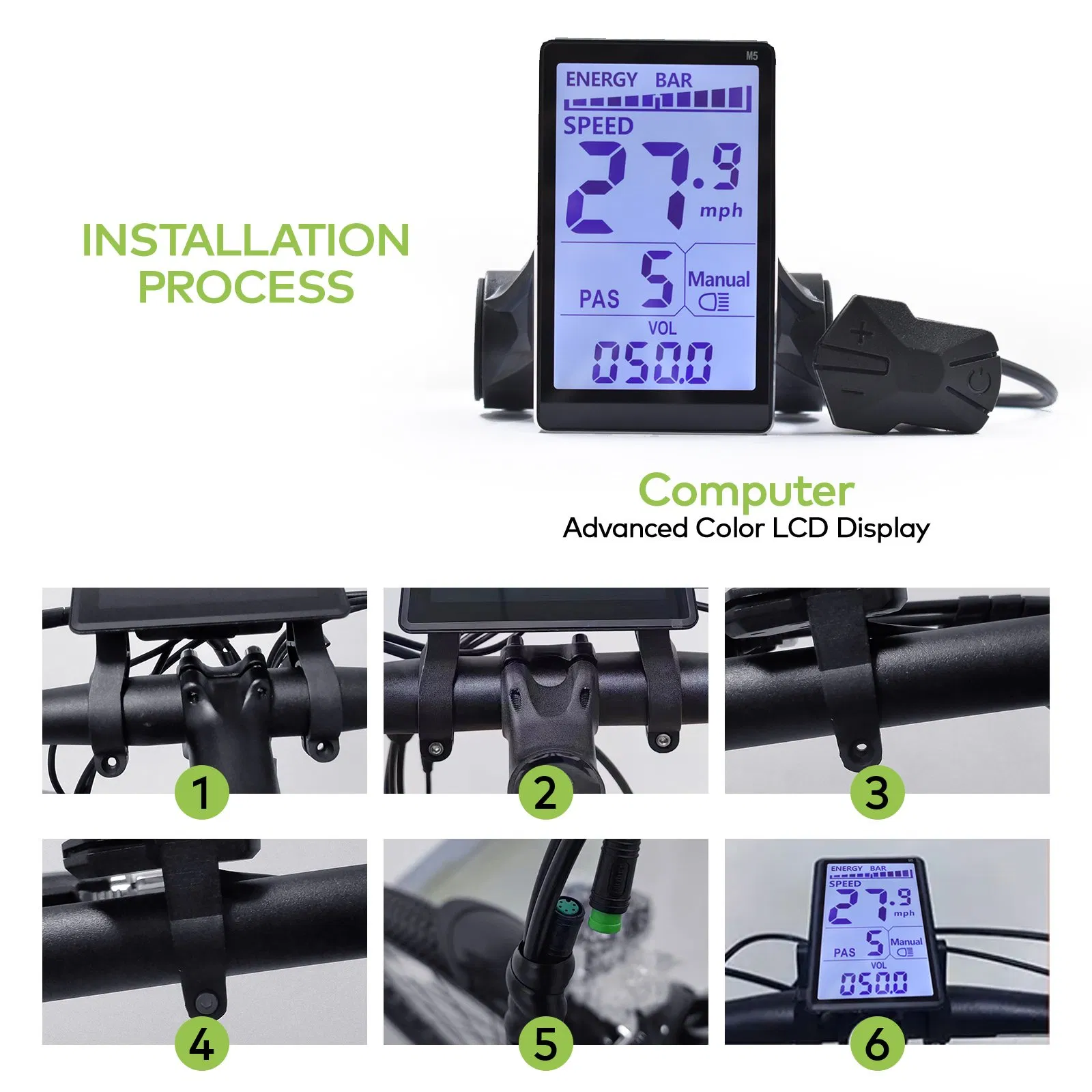 Scooter Parts Electric Scooter Cycling Accessories Fatbike Scherm LCD Screen