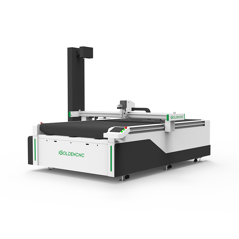 Automatic Oscillating Vibrating Knife CNC Sports Clothes Fabric Cutting Machine with CCD Projector CNC Knife Cutter Machinery