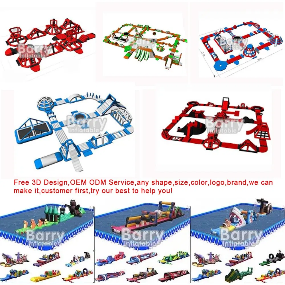 Funny Sea Open Water Sports Game Aqua Park Inflatable Water Park Equipment for Kids Children Adult