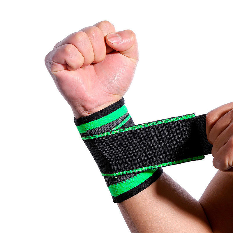 Custom Logo Wrist Wrap Compression Fitness Accessory Fitness Wristband Bandage Sports Wrist Guard
