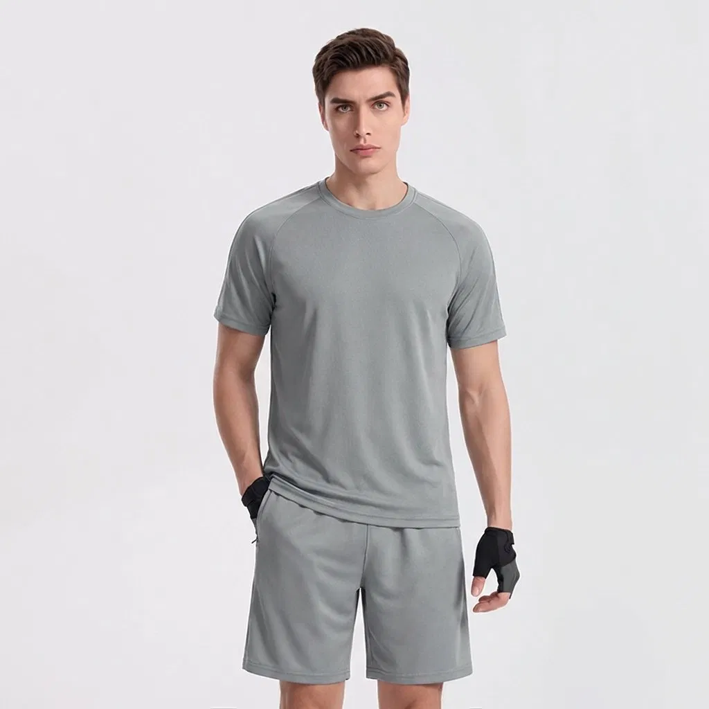 Everyday Wear Man Quick Dry Plain T-Shirt for Morning Exercise