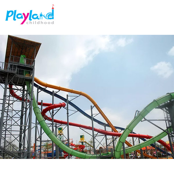 Fiberglass Water Aqua Park Slide Sports Equipment