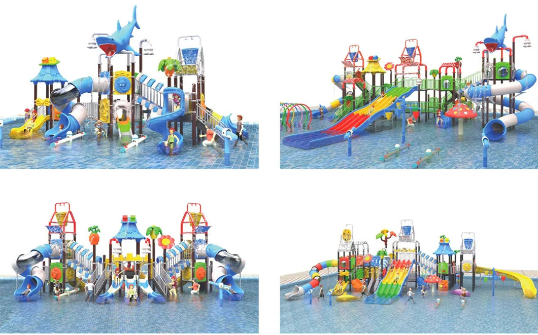 Water Amusement Park Glass Fiber Slide