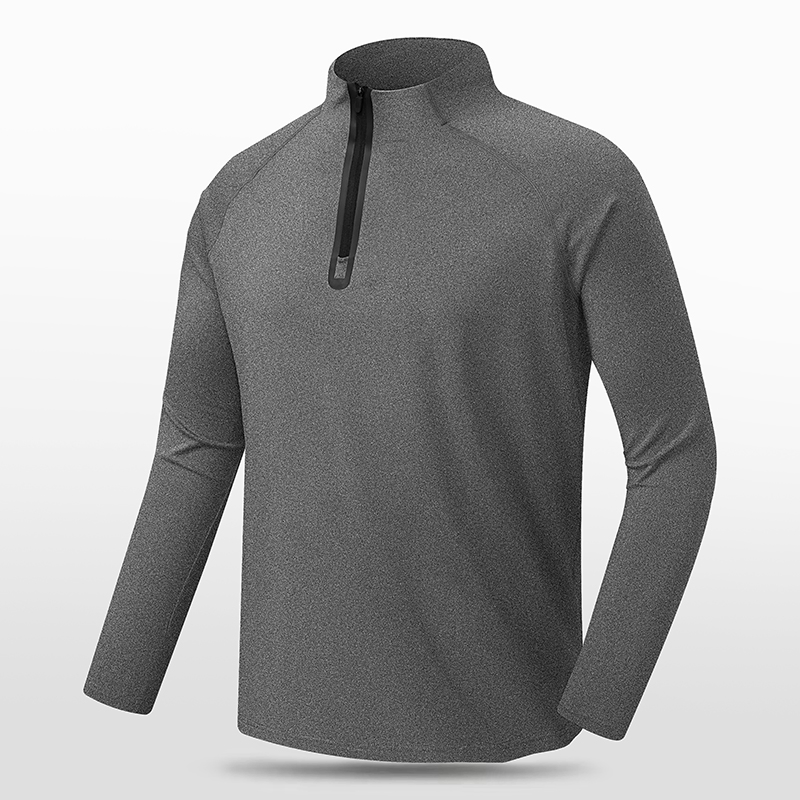 Fully Functional Man Long Sleeves Washable Sport Pullover for Aerobics