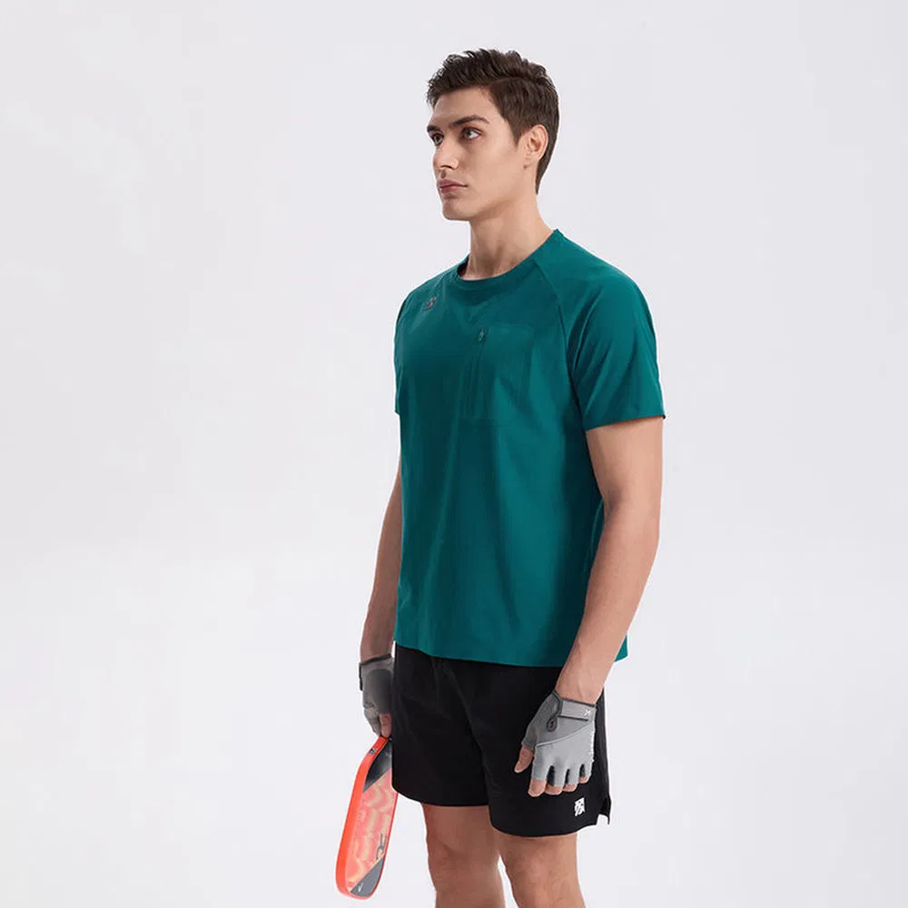 Multifunctional Colorfast Man Quick Dry Running T-Shirt for Outdoor Hiking