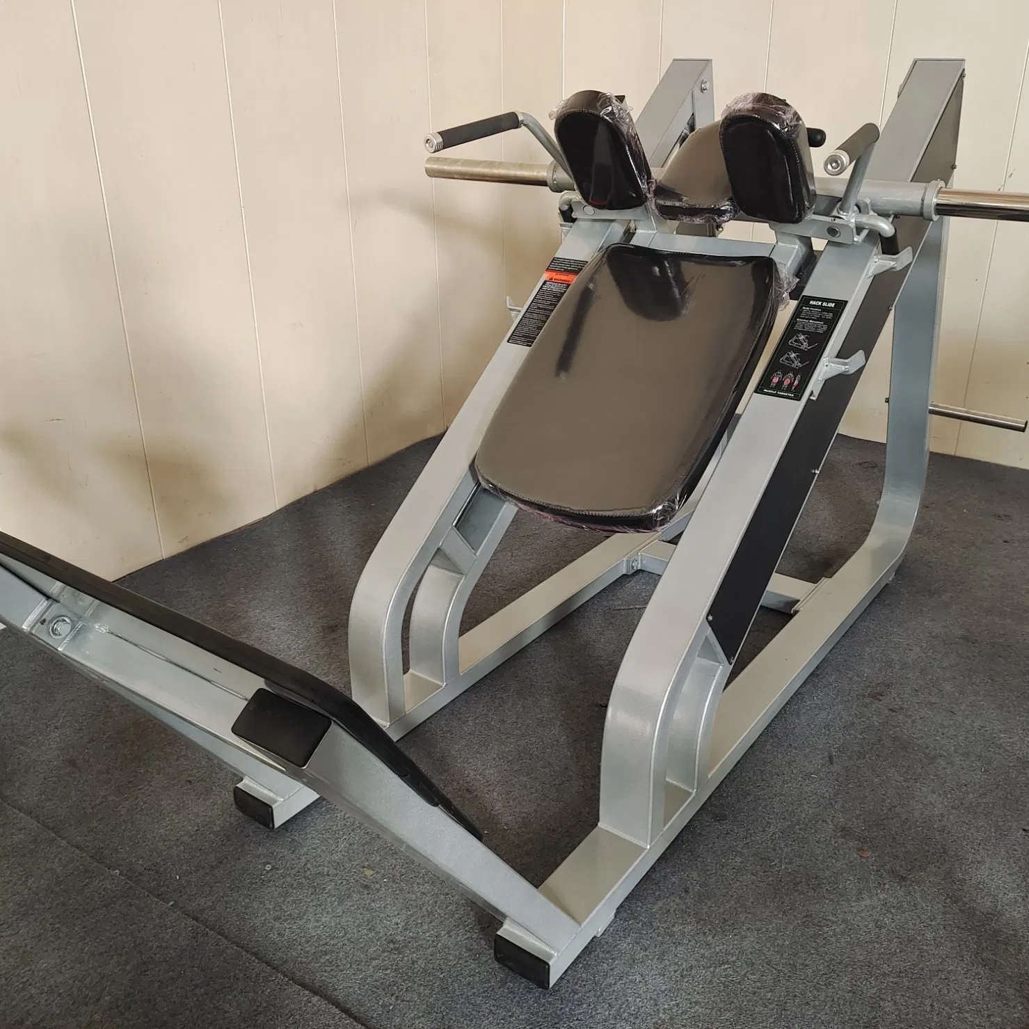 Commercial Home Gym Fitness Equipment 45 Degree Plate Loaded Hack Slide Hack Squat