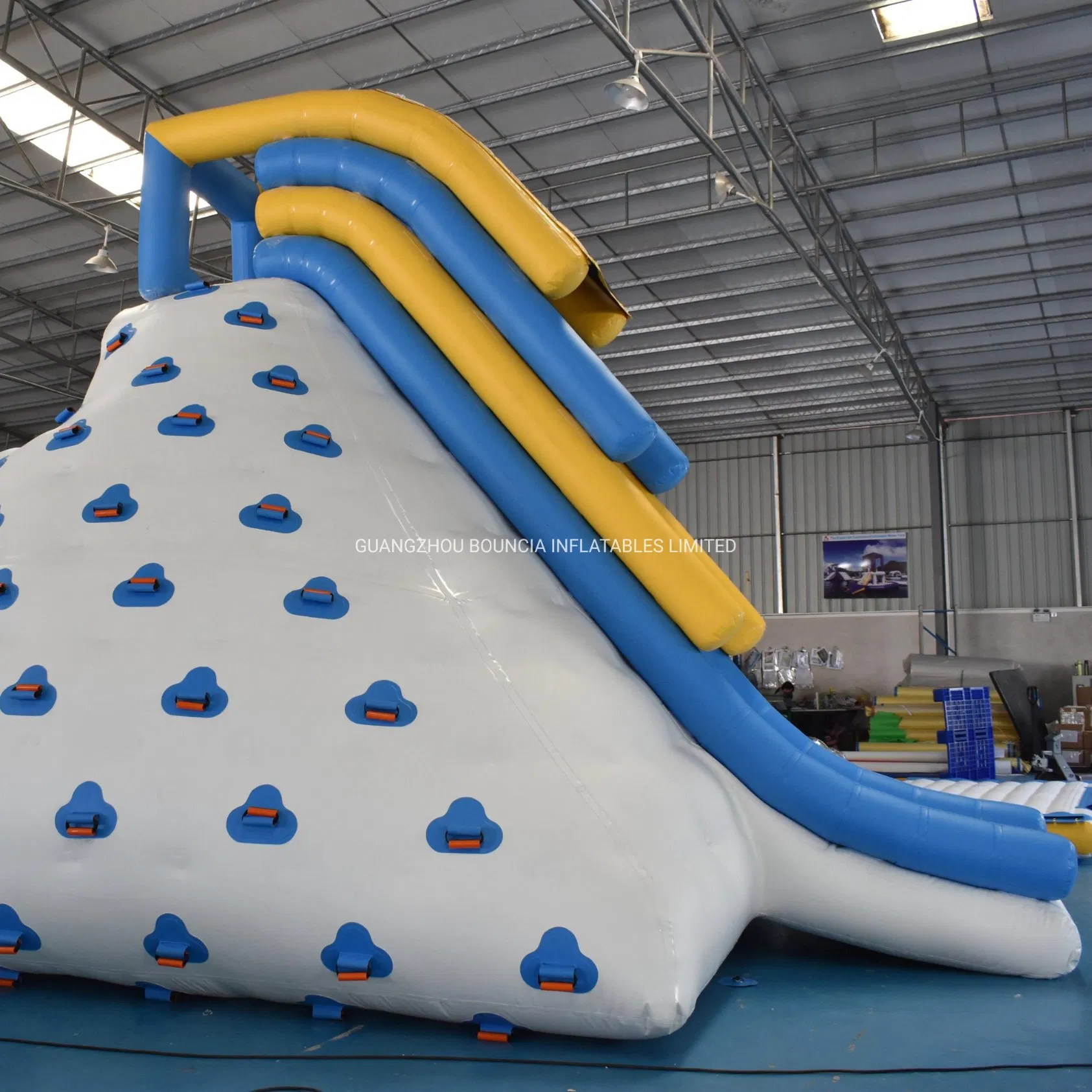 Water Park Amusement Equipment Inflatable Iceberg with Slide Inflatable Sports