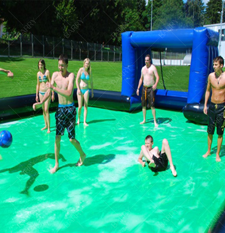 Barry Sports Equipment Kids Cheaper Inflatable Soap Soccer Field for Sale