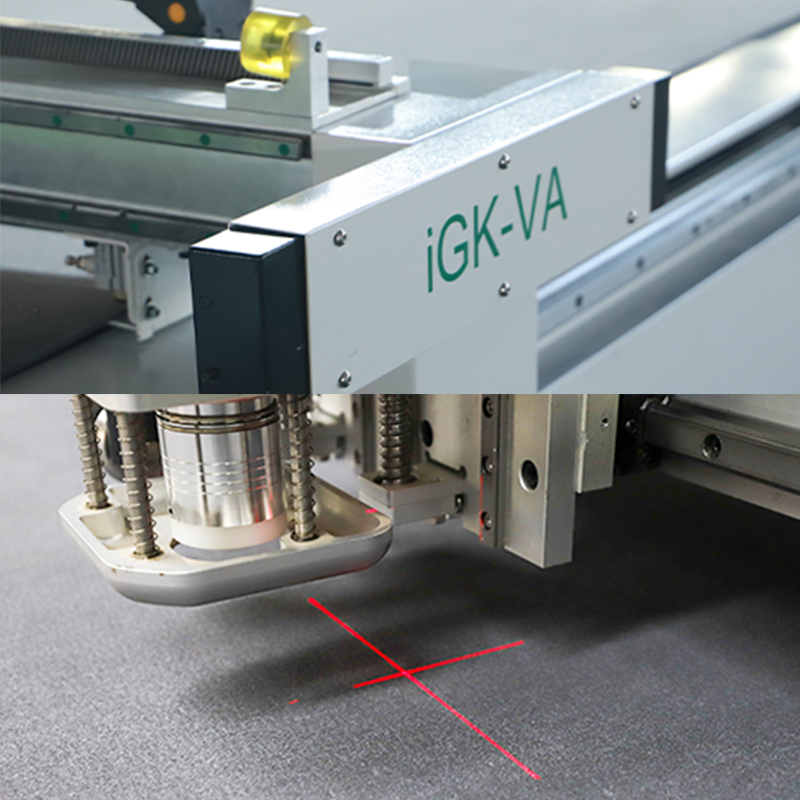 Automatic Oscillating Vibrating Knife CNC Sports Clothes Fabric Cutting Machine with CCD Projector CNC Knife Cutter Machinery