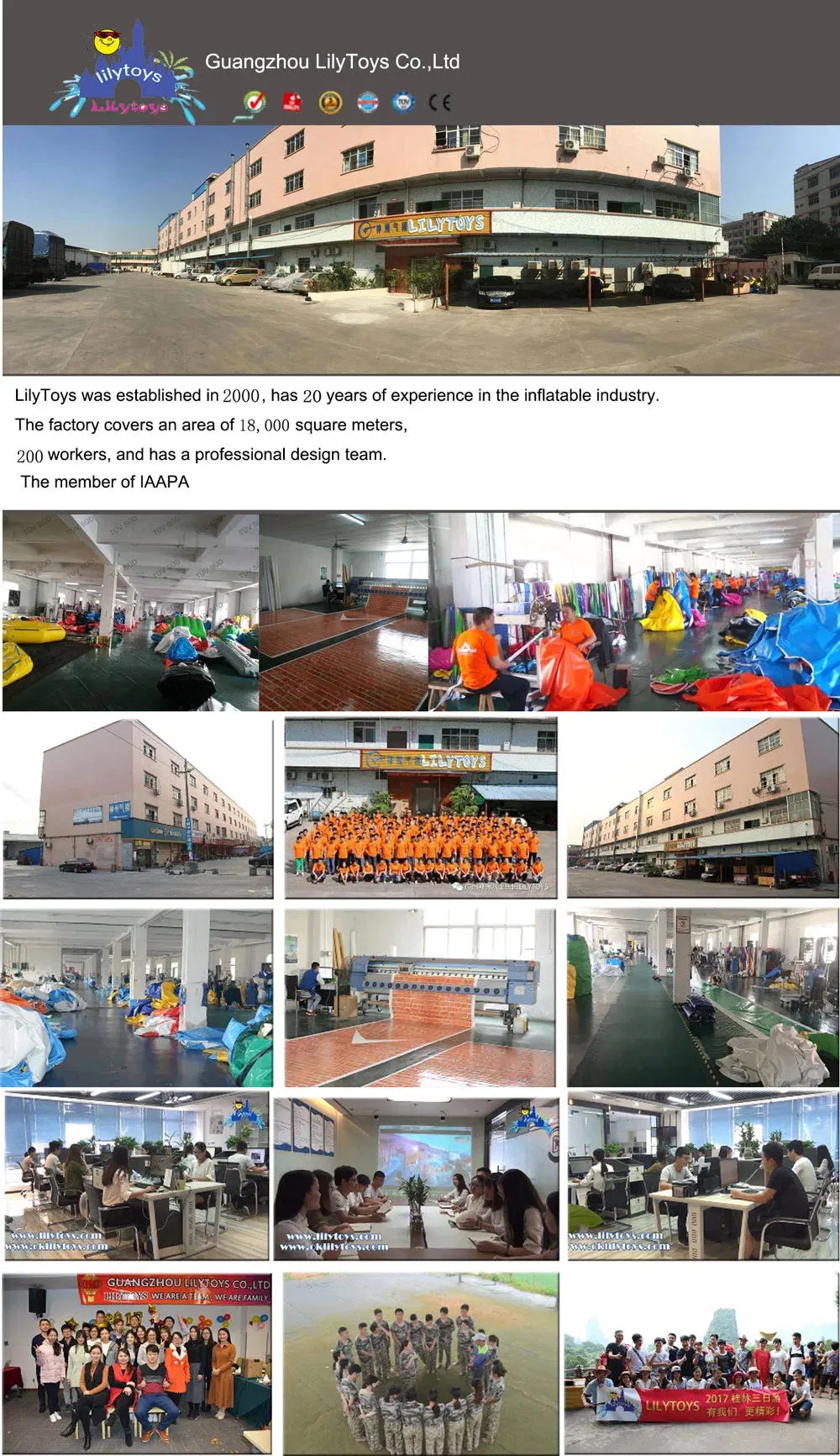 Inflatable Water Park Main View