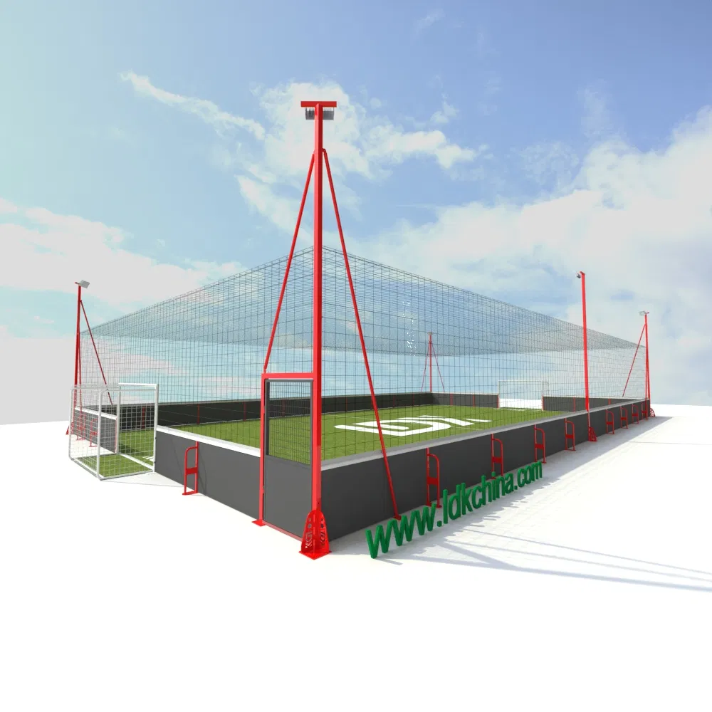 Composite Board Soccer Field with Fence for Sports Premium Quality Artificial Grass