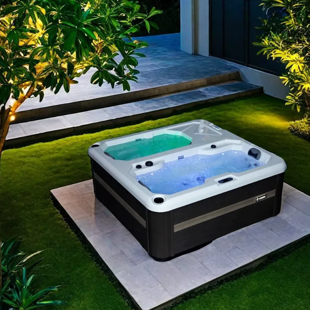 Sunrans New Design Hot Tub and Cold Plunge Tub Combo Sport Cold Water Therapy Body Recovery Bathtub Chiller Ice Bath