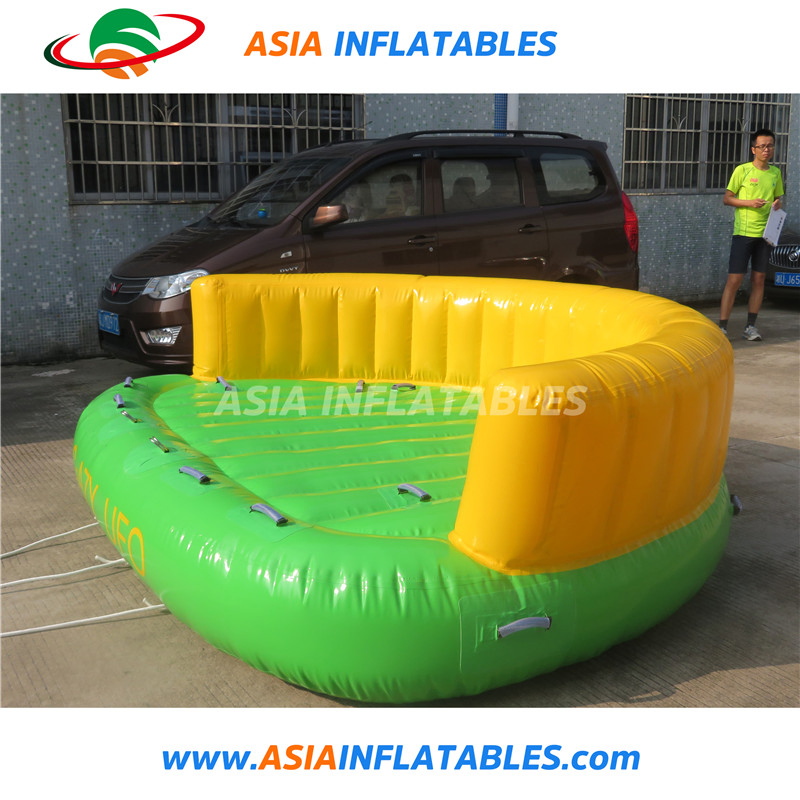 Crazy UFO Inflatable Water Towable Sport Games, Inflatable Water Sport Equipment