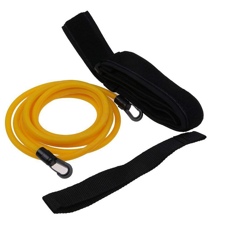 Swimming Resistance Strength Training Equipment Bungee Cord Belt Elastic Rope Swimming Training Belt Set Swimming Equipment Rehabilitation Training Equipment