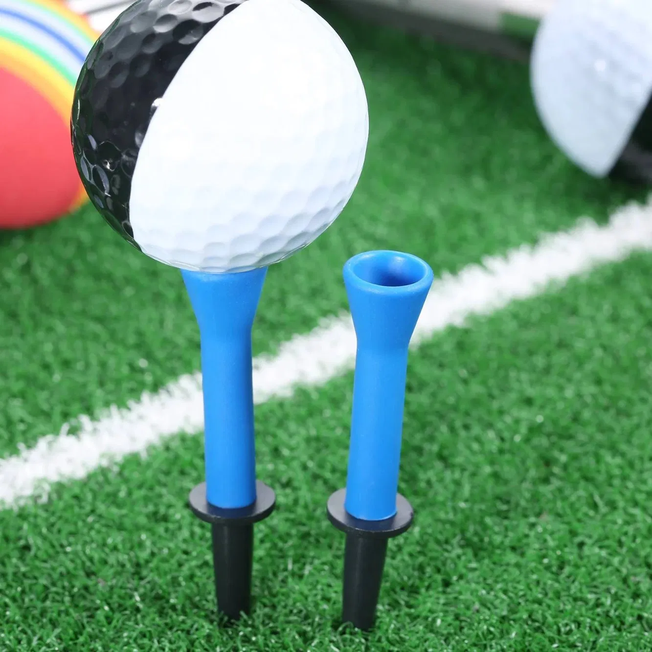 Rubber Head Golf Ball Holder Golf Training Aids