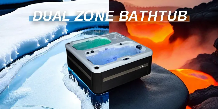 Hot Tub and Cold Plunge Tub Combo