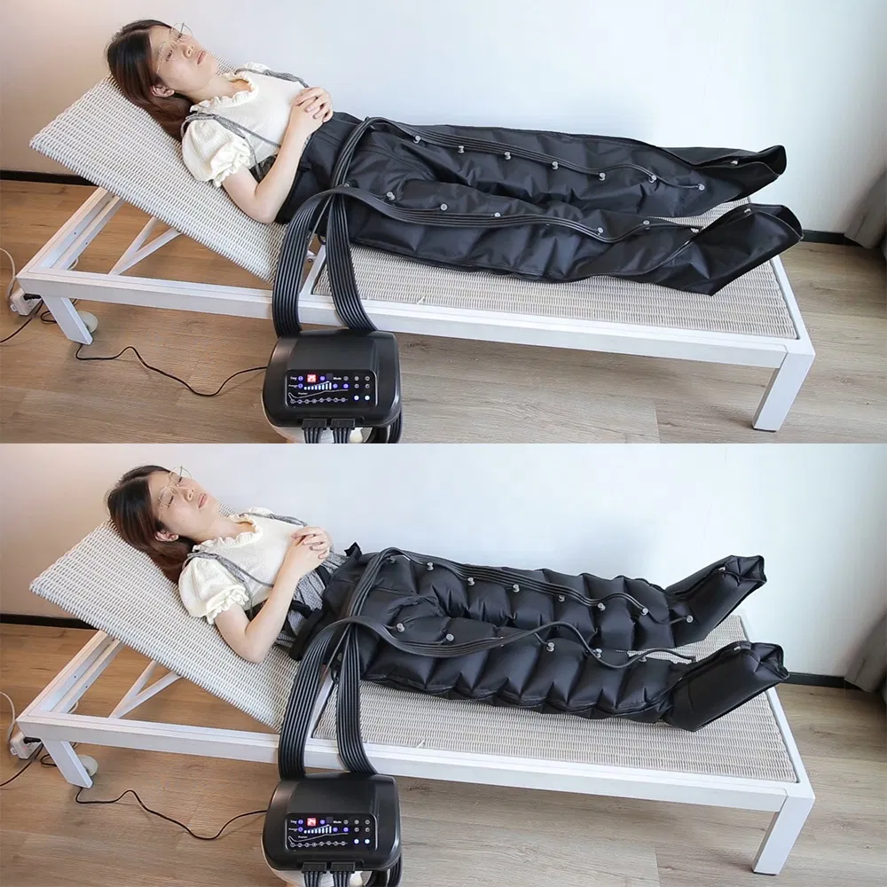 Air Compression Sports Recovery Boots Foot Leg Air Pressure Massager Pressotherapy Machine
