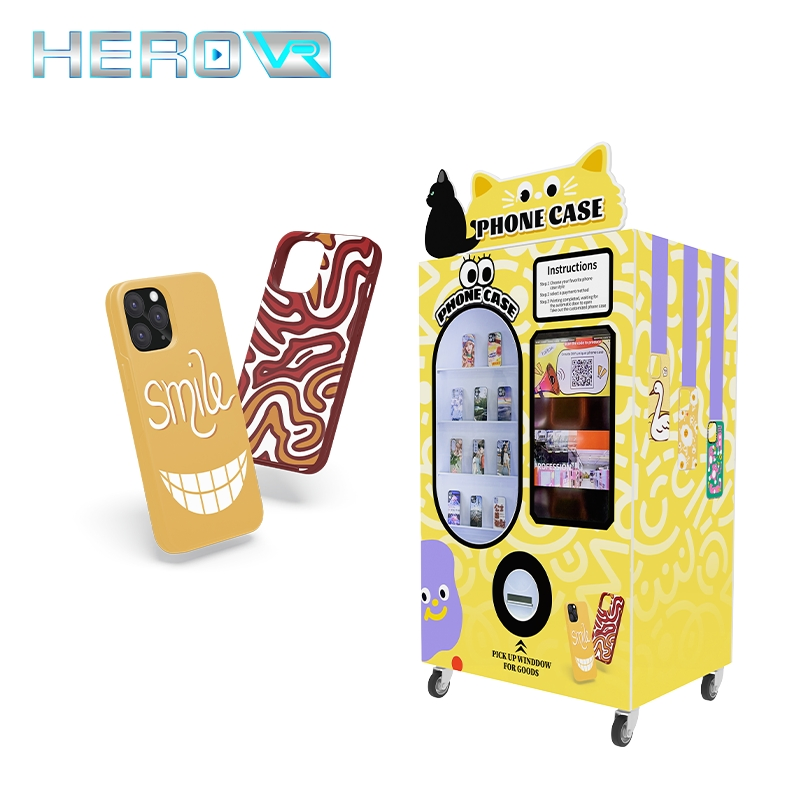Herovr Sports Stadium Team-Themed Phone Case Vending Machine with Live Printing