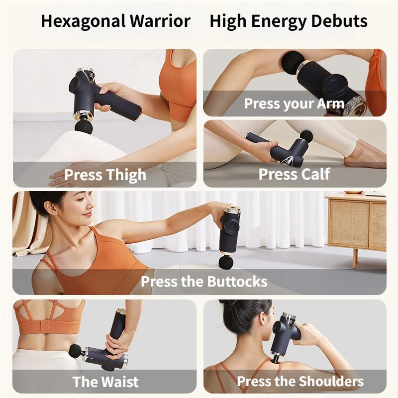 2026 New Product Deep Tissue Massage Gun for Sports Recovery and Relaxation