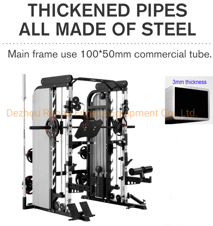 Commercial Fitness Equipment Home Gym Use Multi Functional Combo Power Training Sports Strength Equipment with Smith Machine