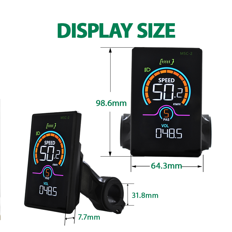 Bike Conversion Kit Ebike LCD Display Cycling Computer Accessories