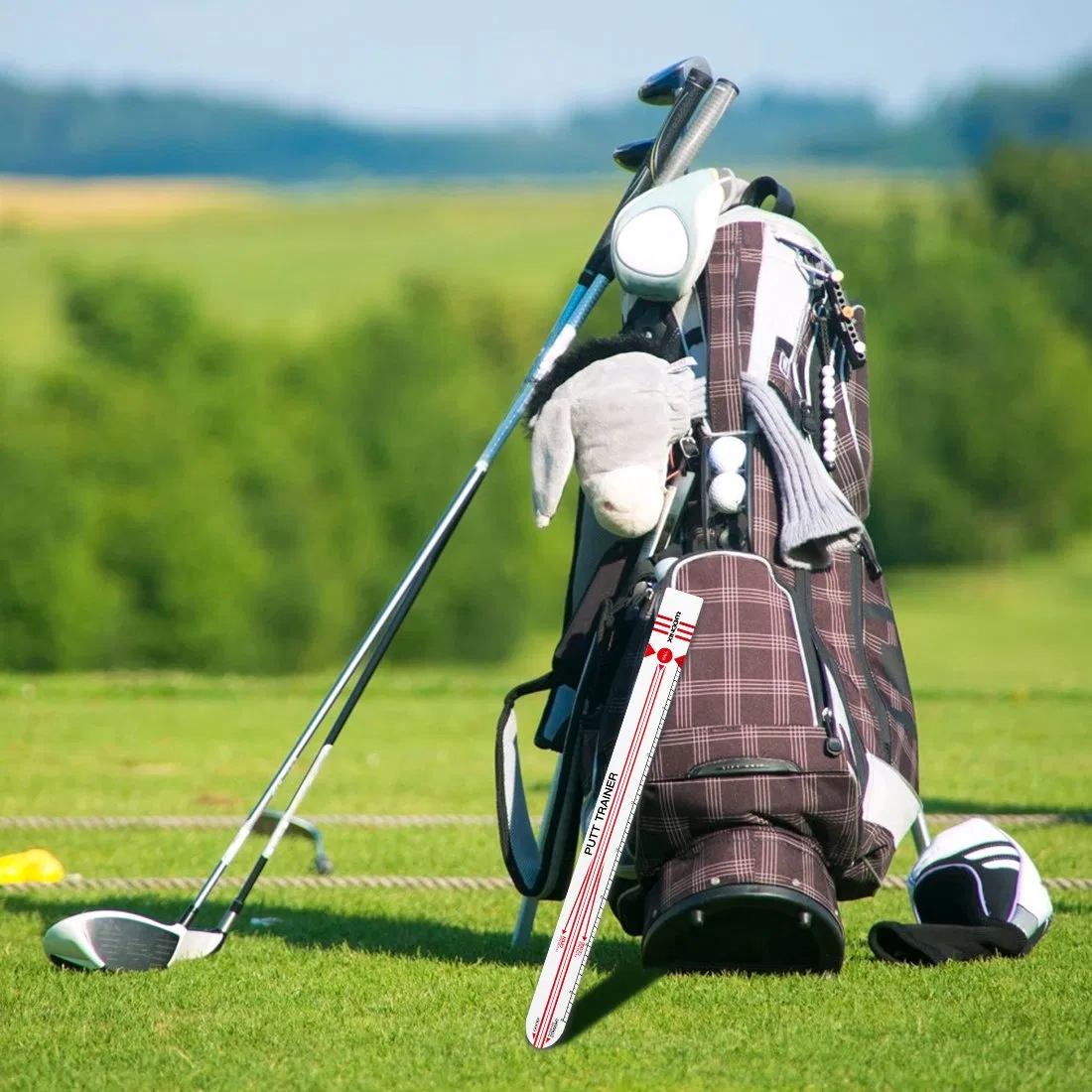 Ruler &amp; Alignment Sticks Enhances Putting Technique &Accuracy Golf Alignment Sticks Precision Distance Control Golf Training Aid