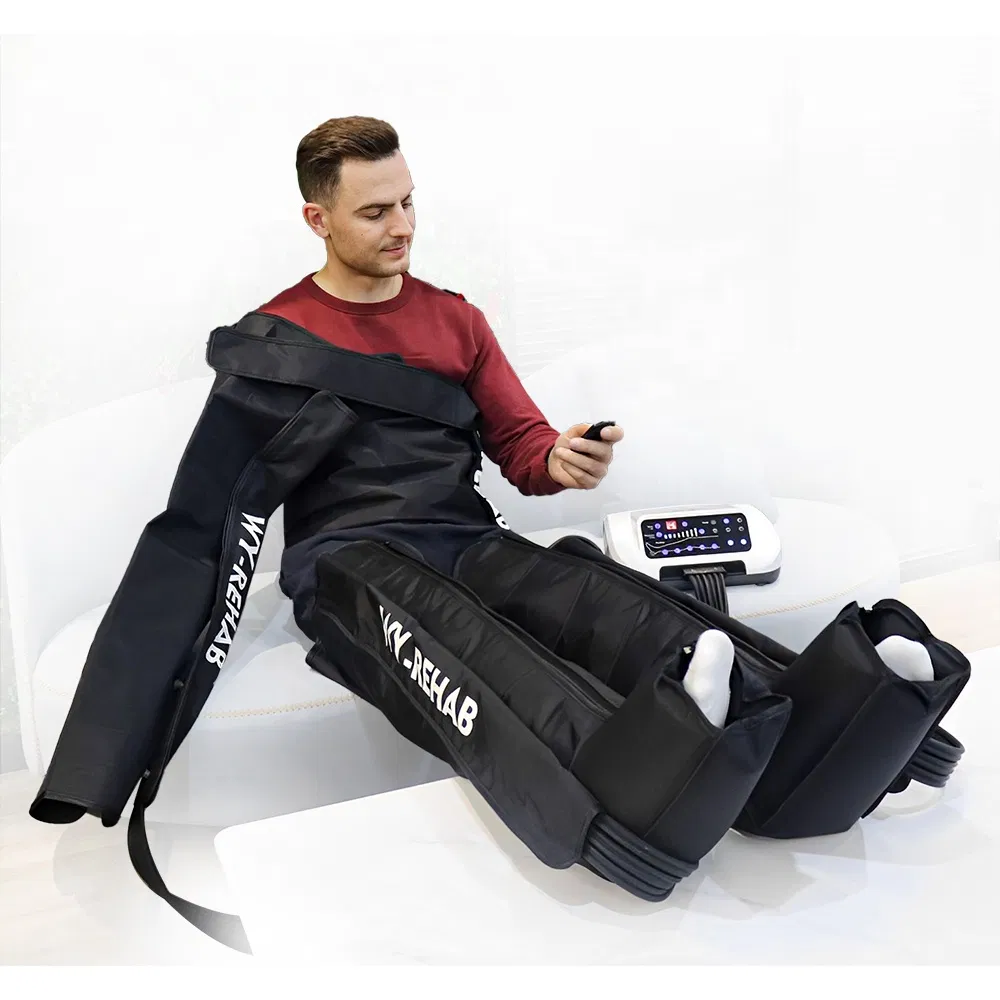 Air Compression Sports Recovery Boots Foot Leg Air Pressure Massager Pressotherapy Machine