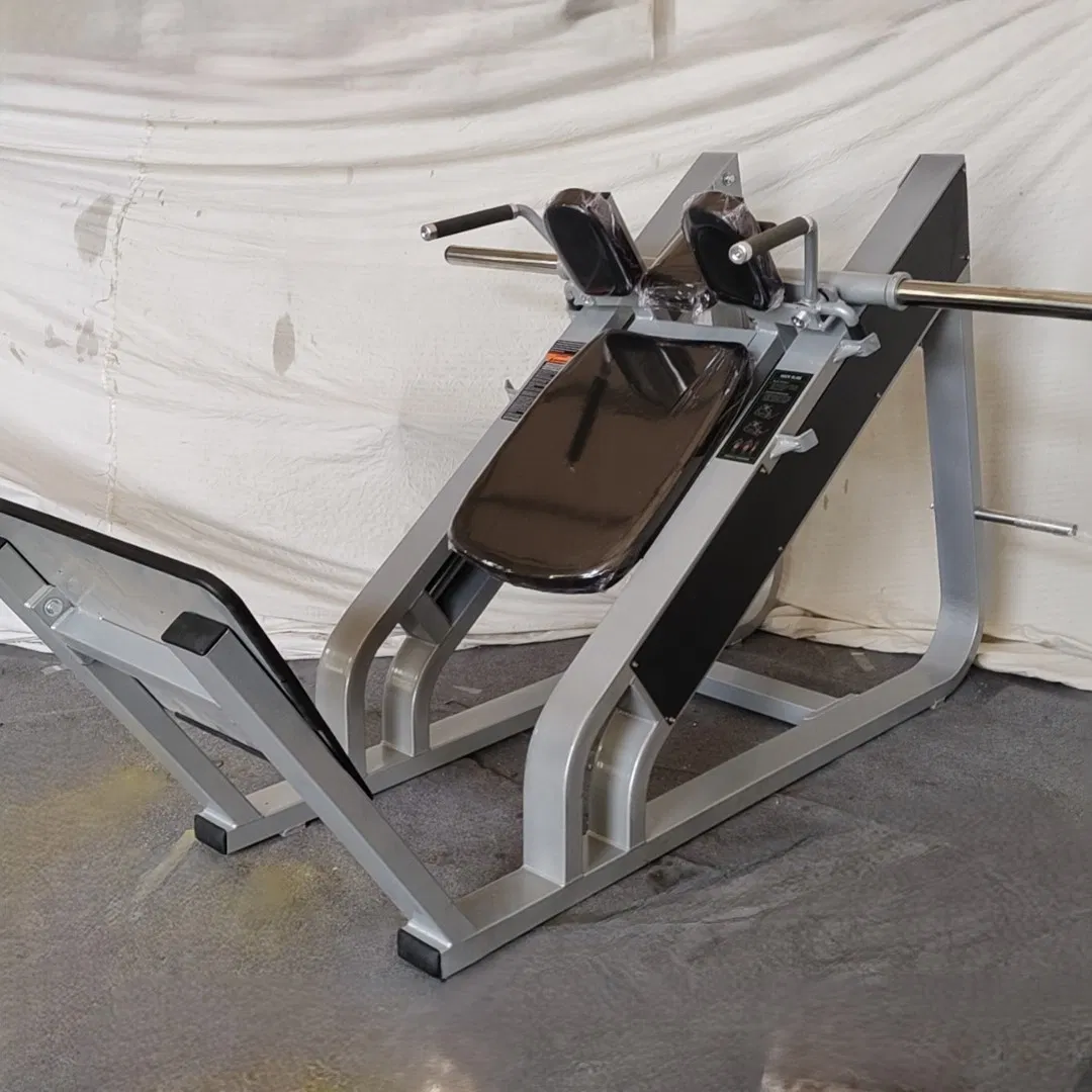Commercial Home Gym Fitness Equipment 45 Degree Plate Loaded Hack Slide Hack Squat