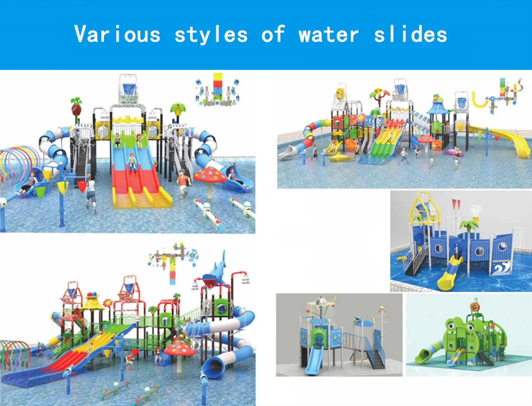 Water Amusement Park Glass Fiber Slide